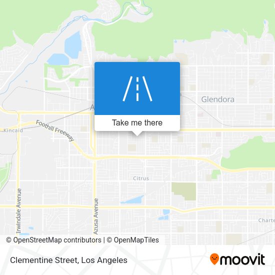 Mapa de Clementine Street