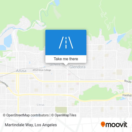 Mapa de Martindale Way