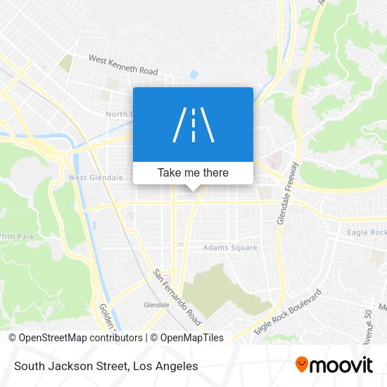 South Jackson Street map