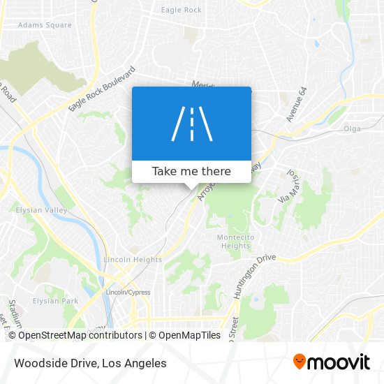 Mapa de Woodside Drive