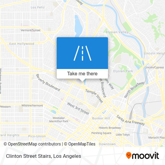 Clinton Street Stairs map