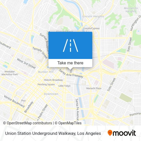 Union Station Underground Walkway map