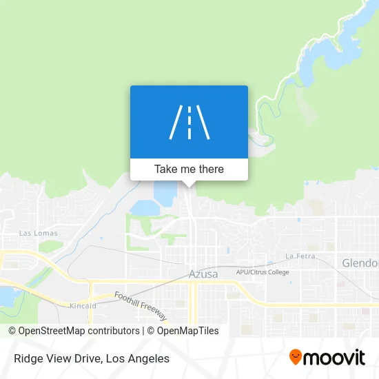 Ridge View Drive map