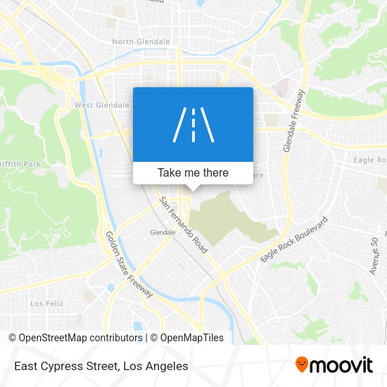 Mapa de East Cypress Street