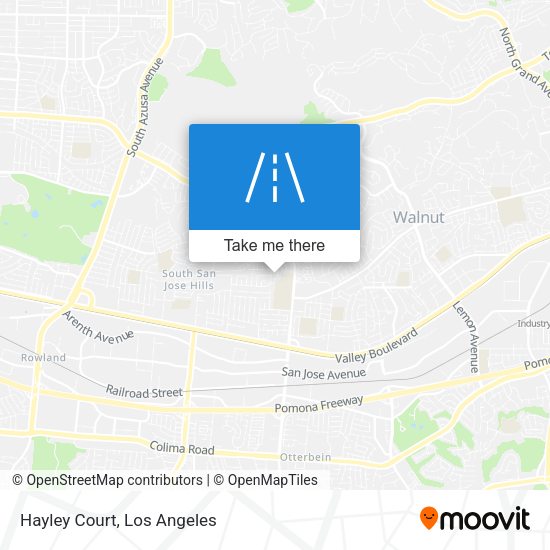 Mapa de Hayley Court