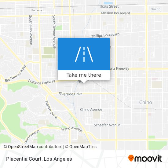 Placentia Court map