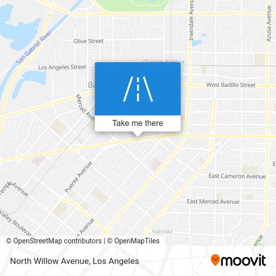 Mapa de North Willow Avenue