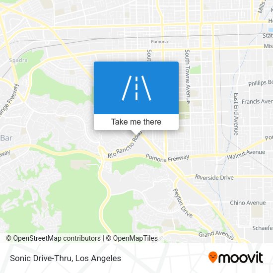 Sonic Drive-Thru map