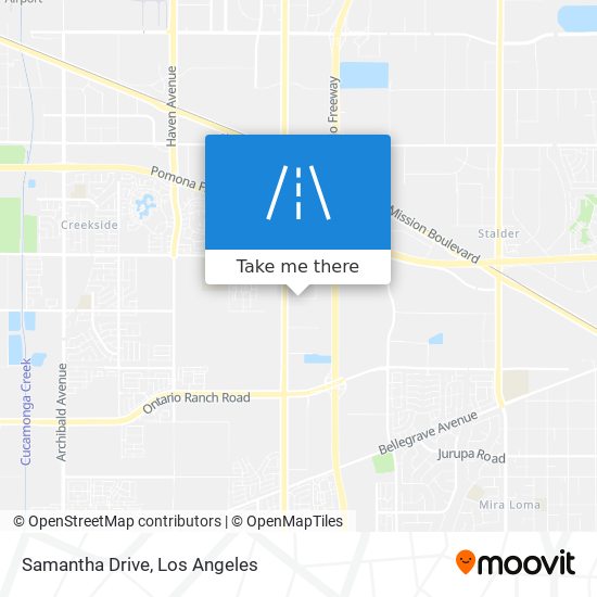 Samantha Drive map