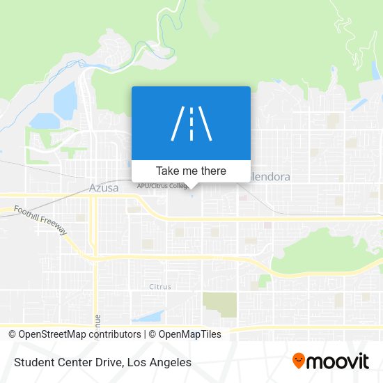 Student Center Drive map