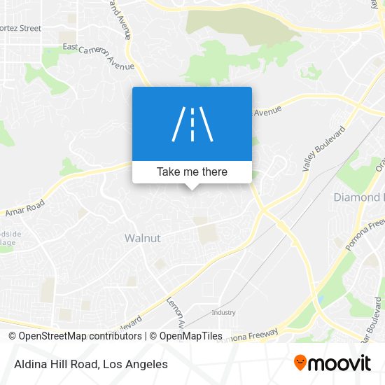 Mapa de Aldina Hill Road