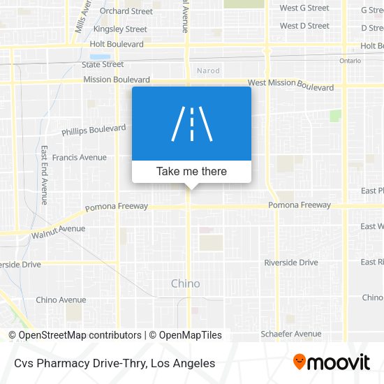 Mapa de Cvs Pharmacy Drive-Thry