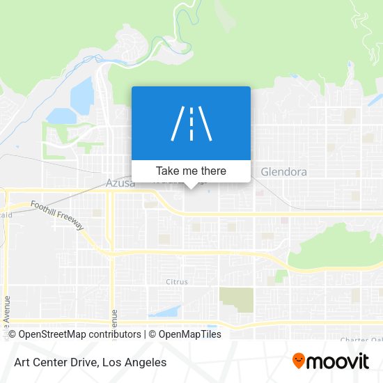Mapa de Art Center Drive