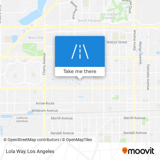 Lola Way map