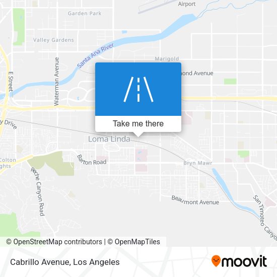 Cabrillo Avenue map