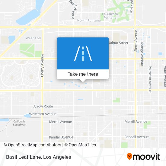 Mapa de Basil Leaf Lane