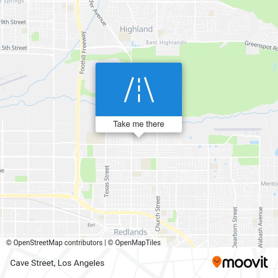 Mapa de Cave Street