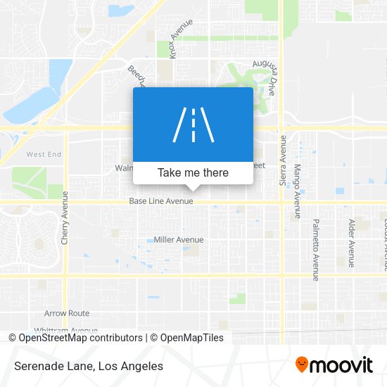 Mapa de Serenade Lane
