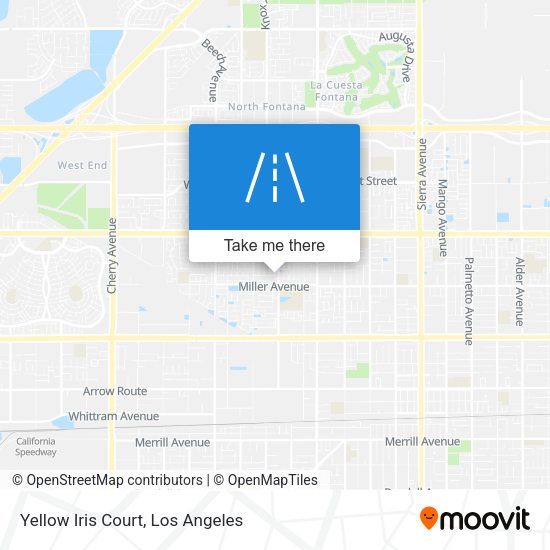Yellow Iris Court map
