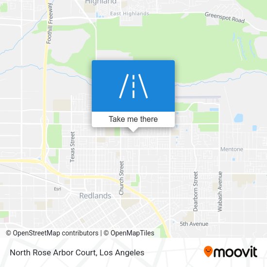 North Rose Arbor Court map
