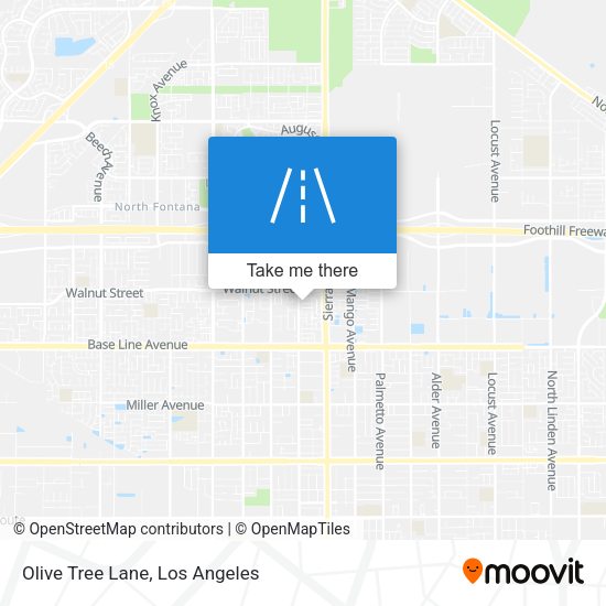 Olive Tree Lane map