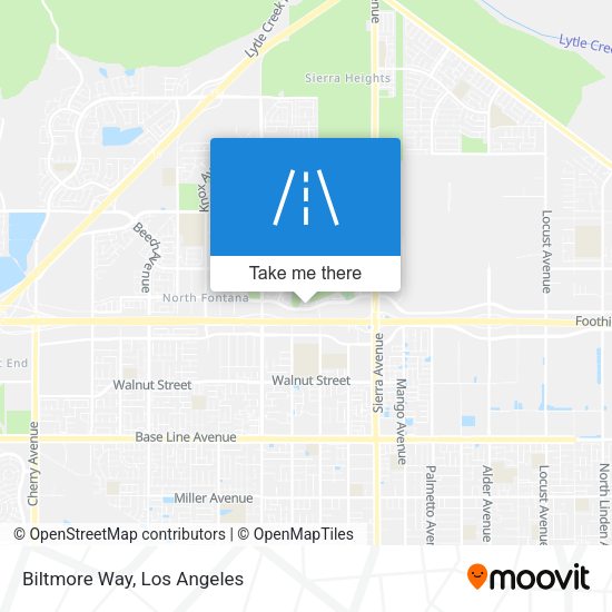 Mapa de Biltmore Way