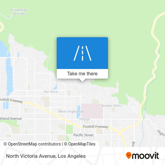North Victoria Avenue map