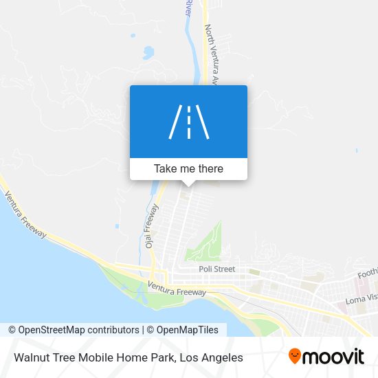 Walnut Tree Mobile Home Park map