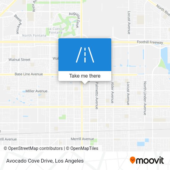 Avocado Cove Drive map