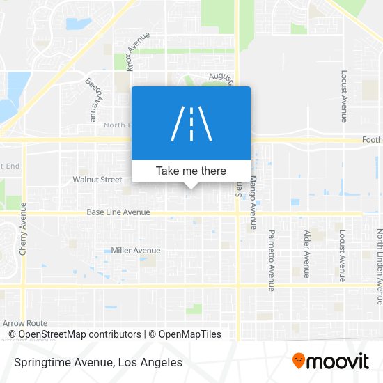Mapa de Springtime Avenue