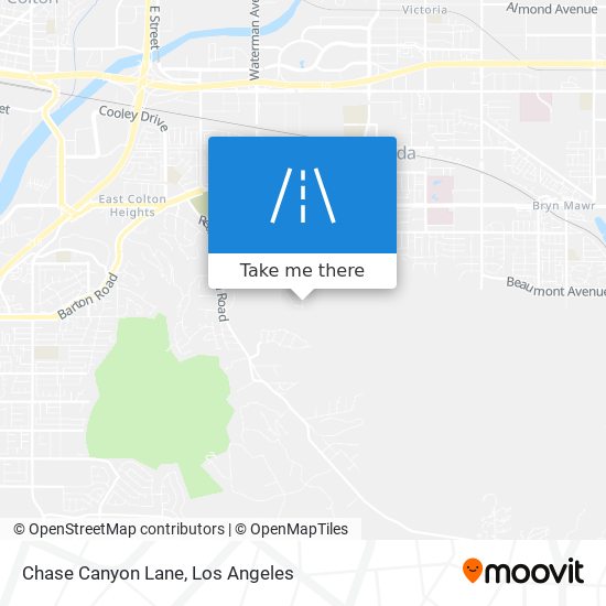 Mapa de Chase Canyon Lane