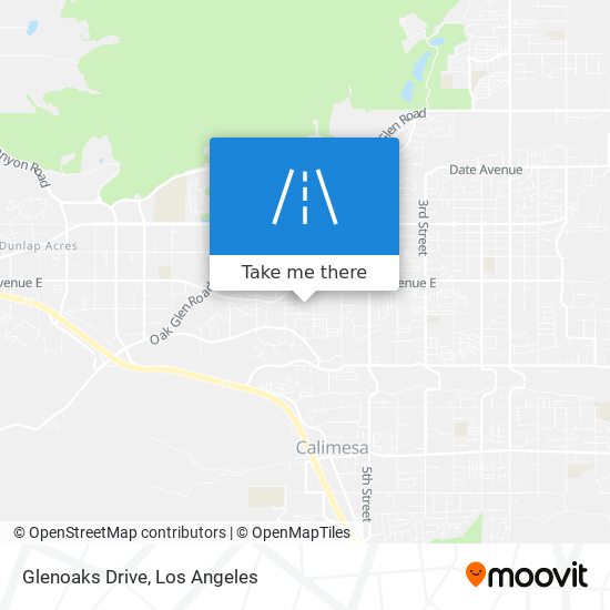 Mapa de Glenoaks Drive