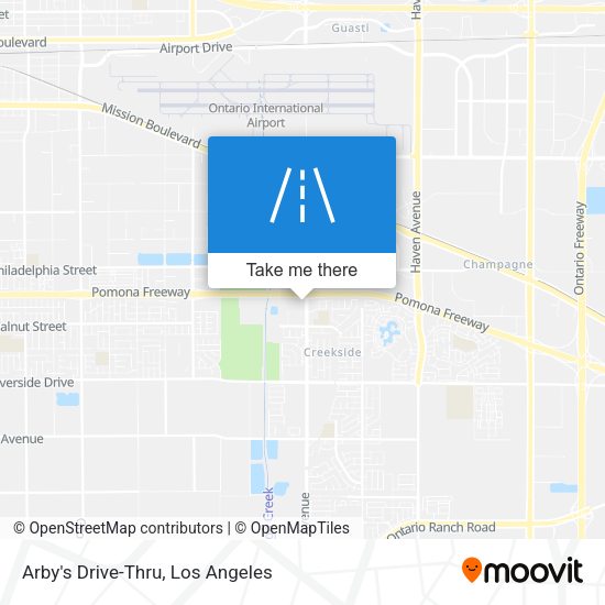 Mapa de Arby's Drive-Thru