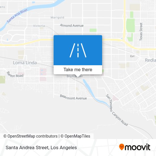 Santa Andrea Street map