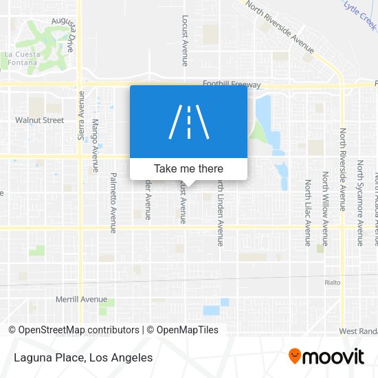 Mapa de Laguna Place
