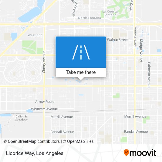 Licorice Way map