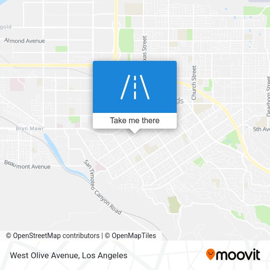 Mapa de West Olive Avenue