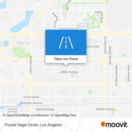 Purple Sage Circle map