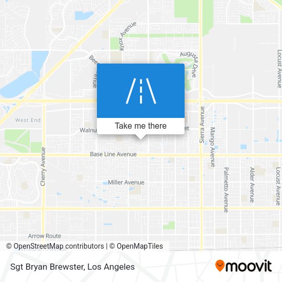 Sgt Bryan Brewster map