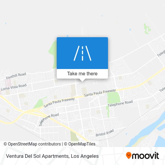 Mapa de Ventura Del Sol Apartments