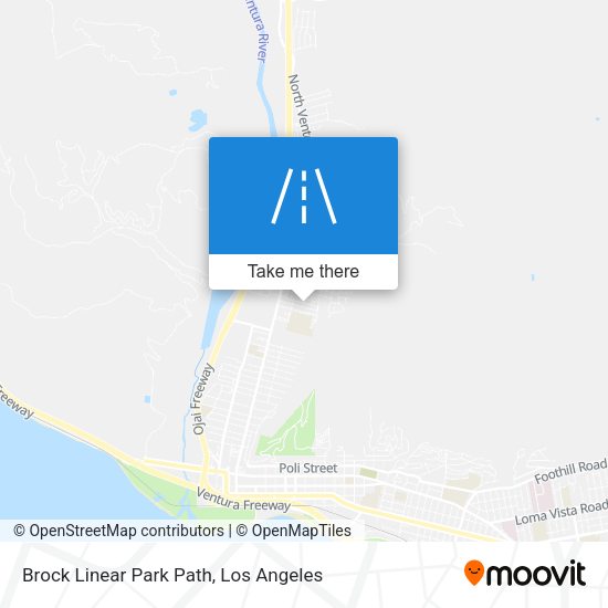Mapa de Brock Linear Park Path