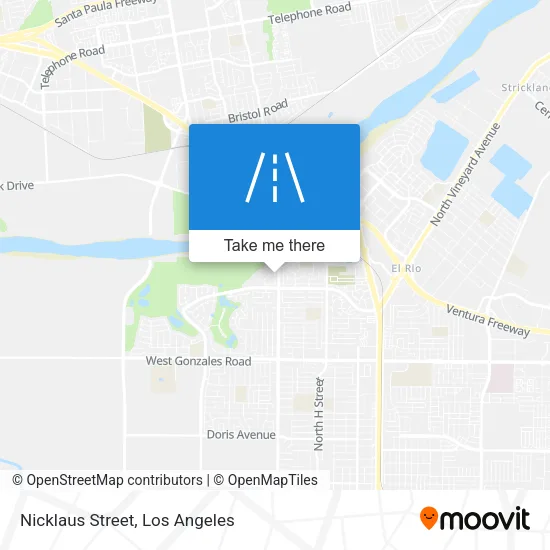 Nicklaus Street map