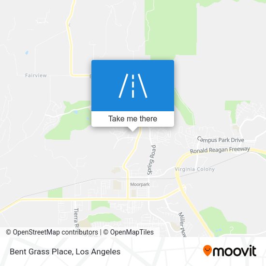 Bent Grass Place map