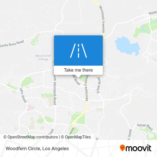 Mapa de Woodfern Circle