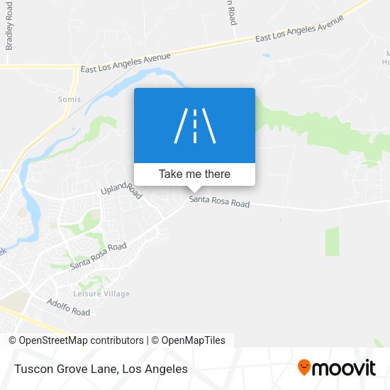 Tuscon Grove Lane map