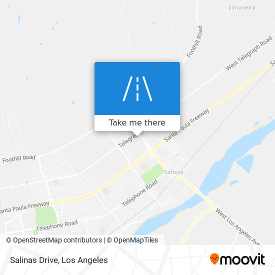 Salinas Drive map