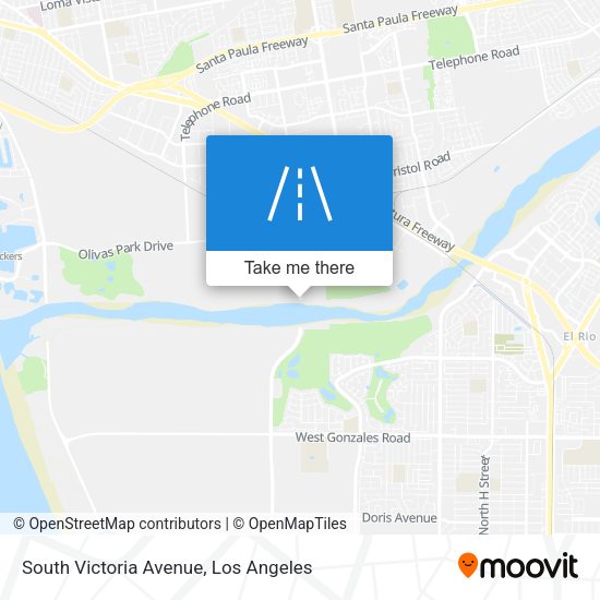 Mapa de South Victoria Avenue
