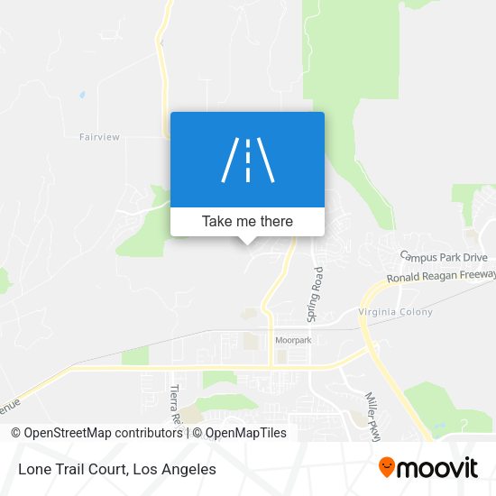 Lone Trail Court map