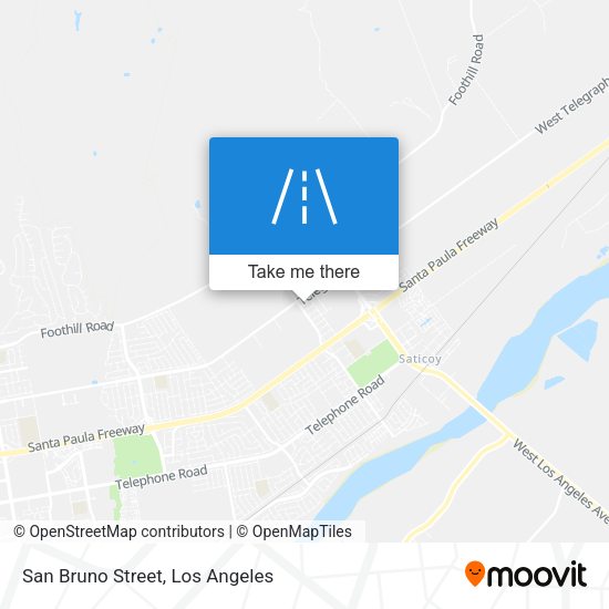 San Bruno Street map