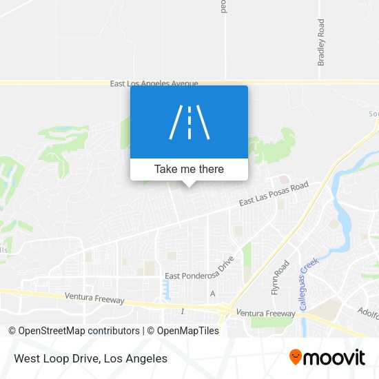 West Loop Drive map